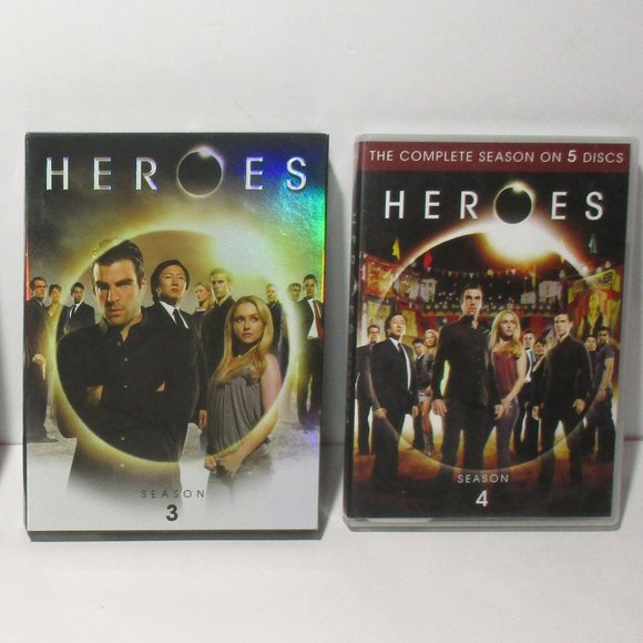 Heroes Complete Series Seasons 1-4 DVD 1,2,3,4 - Picture 4 of 5